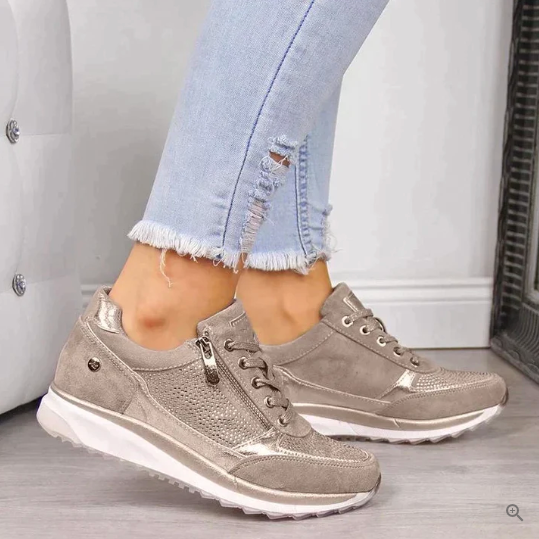 Ginevra - Zapatillas ortopédicas con cremallera