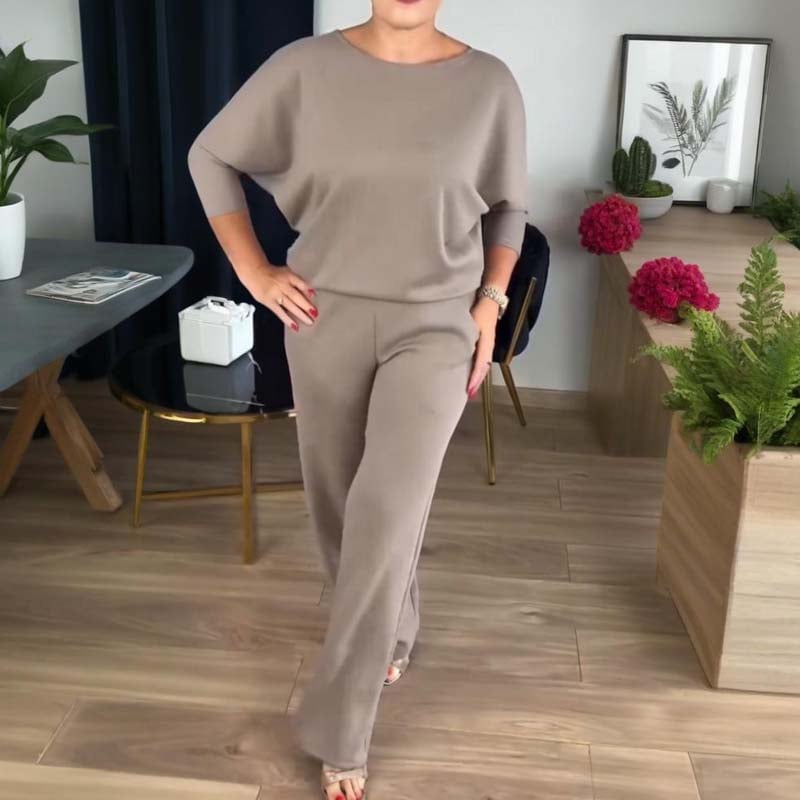 Conjunto Chic de 3 Piezas: Cárdigan Largo, Blusa y Pantalones