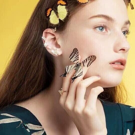 Pendientes de Mariposa, Cisne y Serpiente