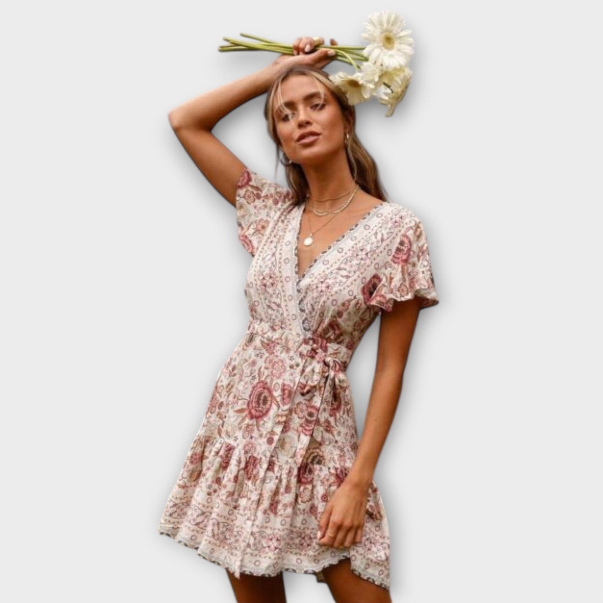 Vestido Corto Boho