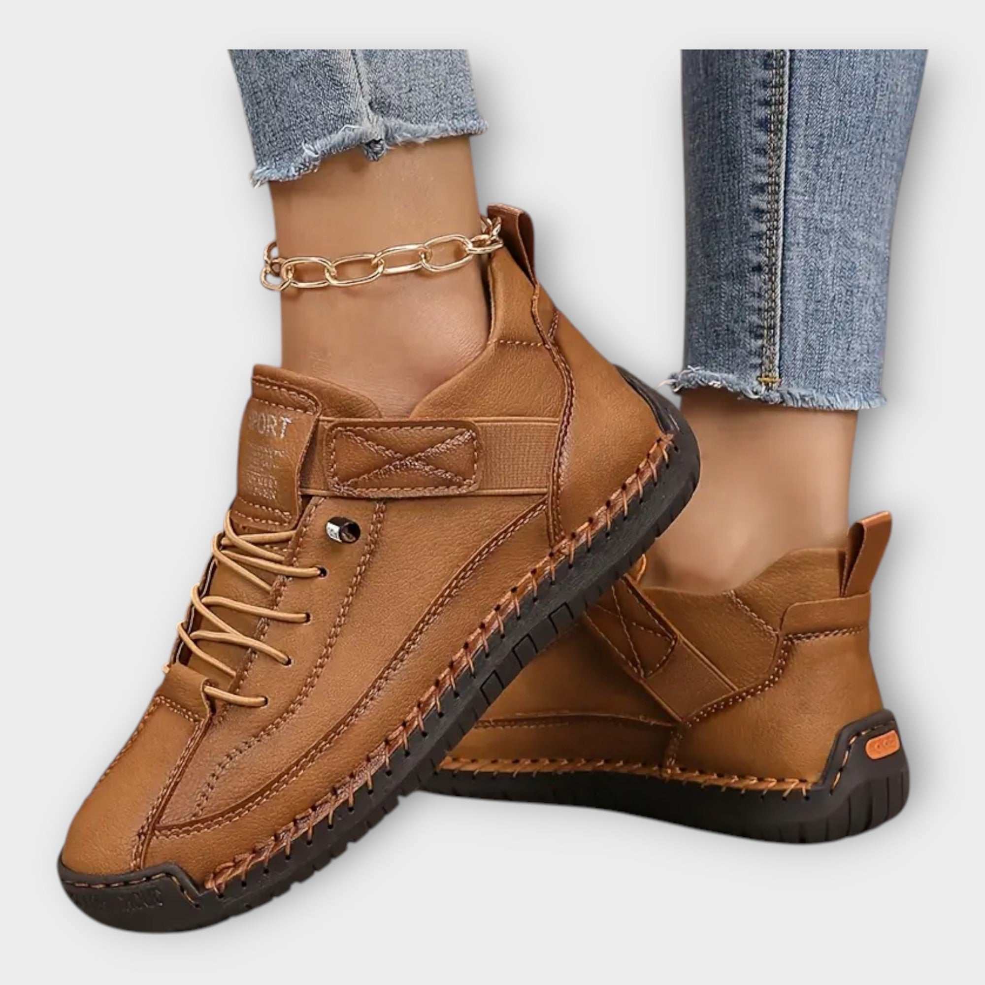 Zapatos Deportivos de Cuero
