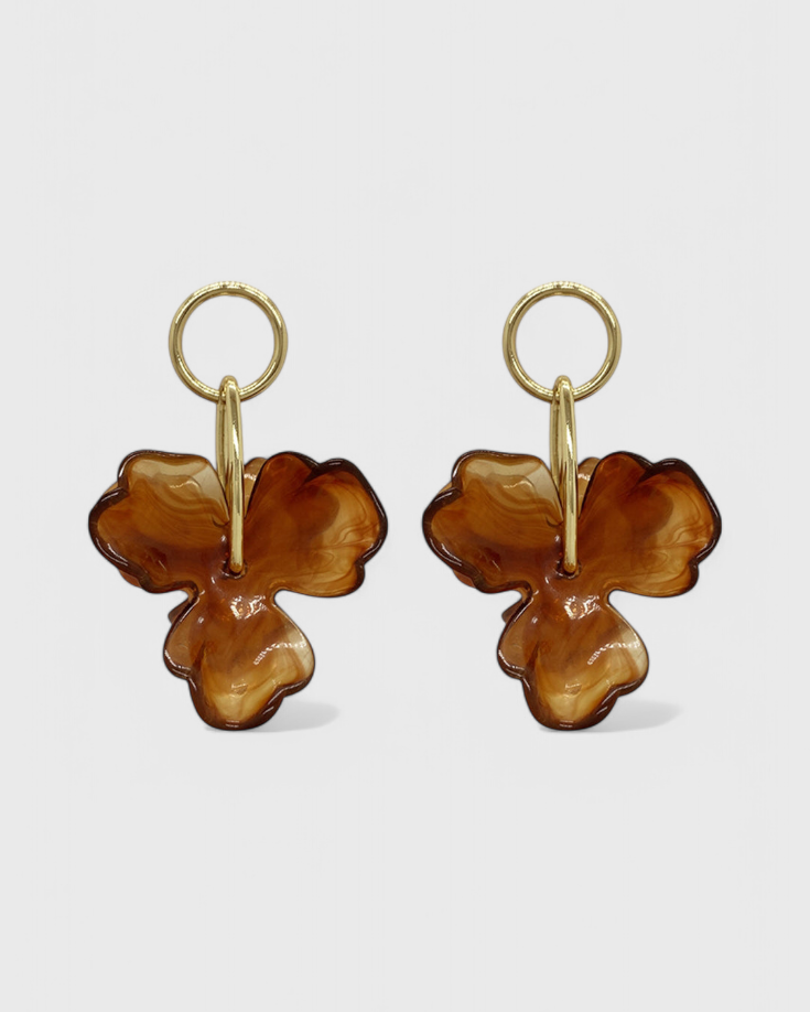 Pendientes con Colgante de Flor
