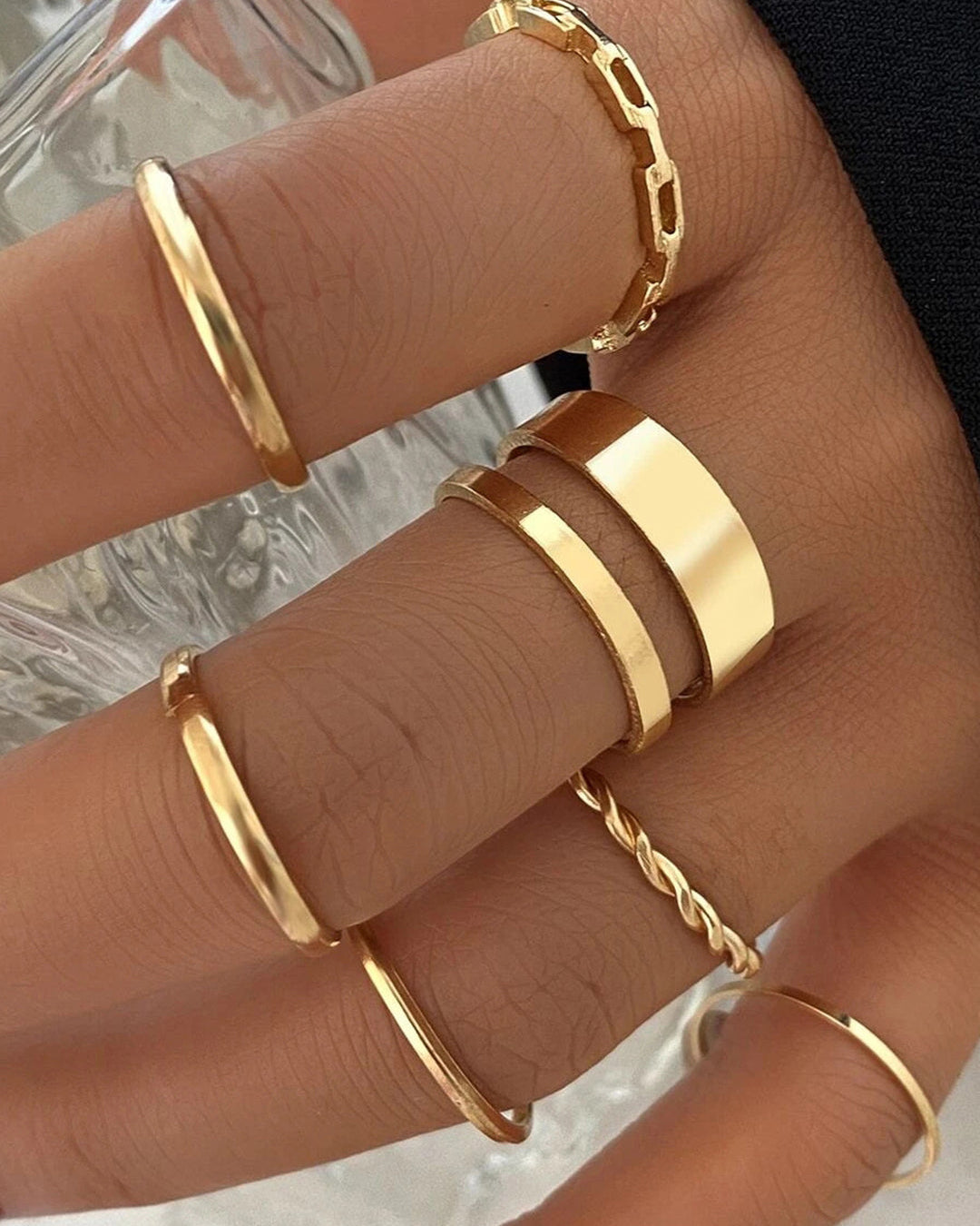 Conjunto de 7 Anillos
