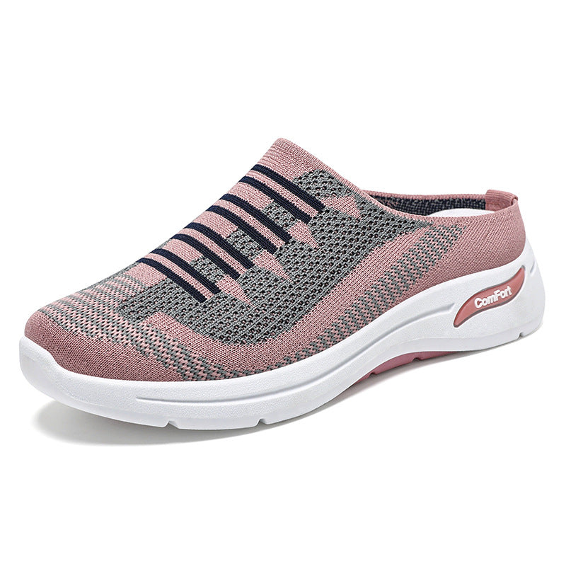 Zapatillas de mujer Slip-On de malla elegantes y transpirables