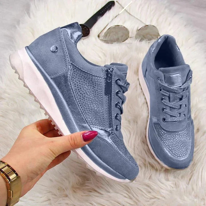 Ginevra - Zapatillas ortopédicas con cremallera