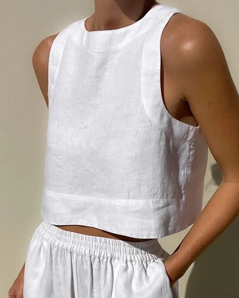 Cherra™ - Conjunto Casual de Dos Piezas Elegante