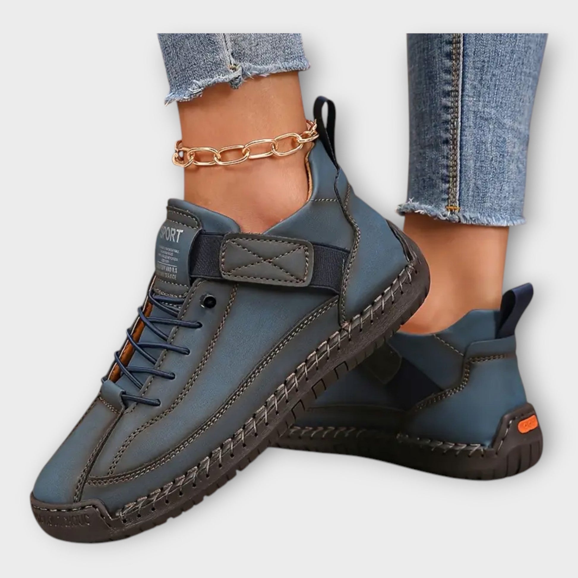 Zapatos Deportivos de Cuero