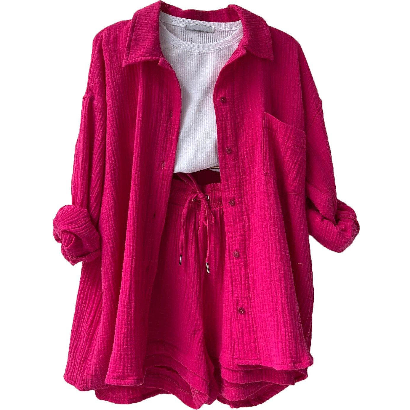 Abril - Conjunto Casual de Loungewear de Algodón