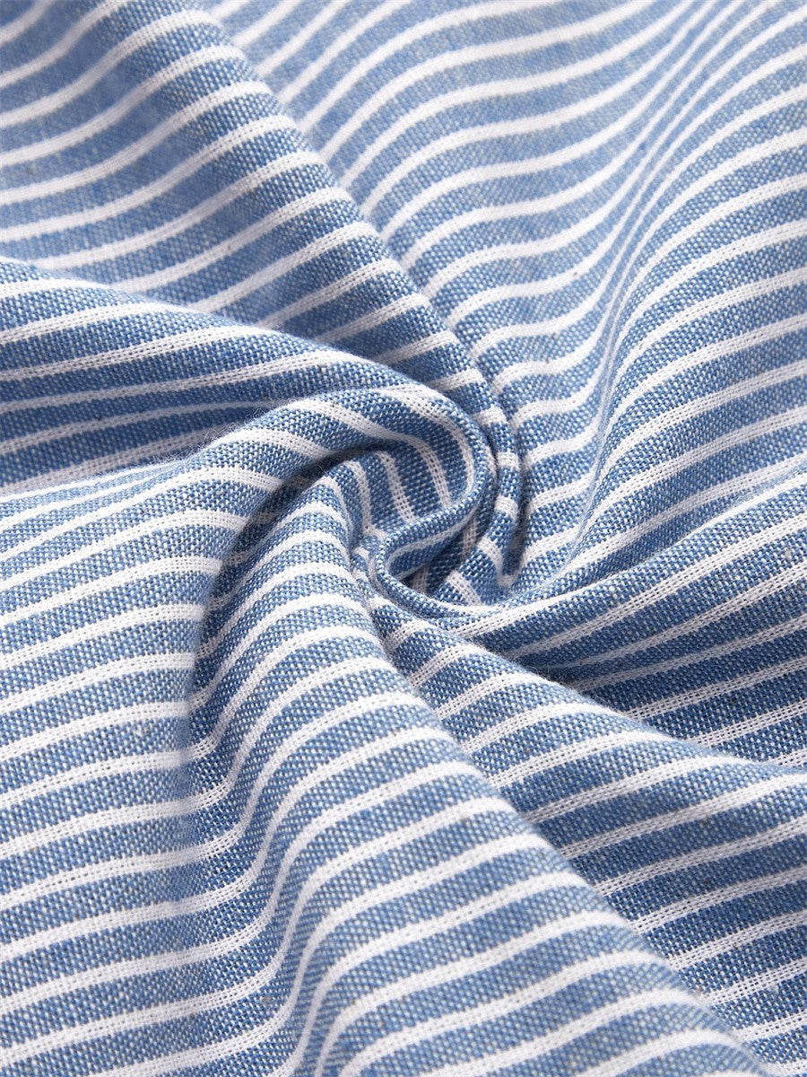 TCF - Vestido Midi a Rayas Clásico