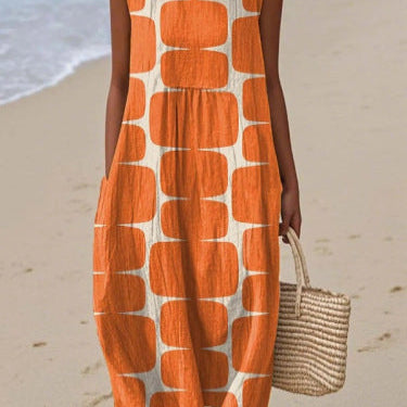 Rétro | Vestido Midi Motivos Setenteros