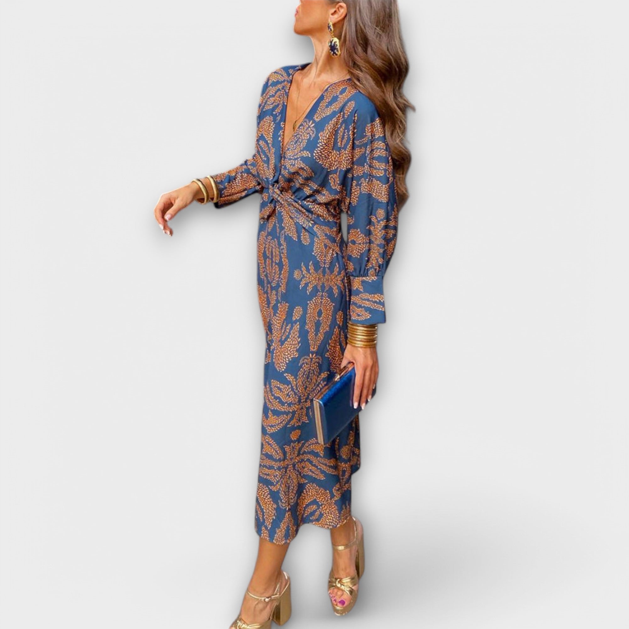 Oriana - Vestido Elegante de Mangas Largas
