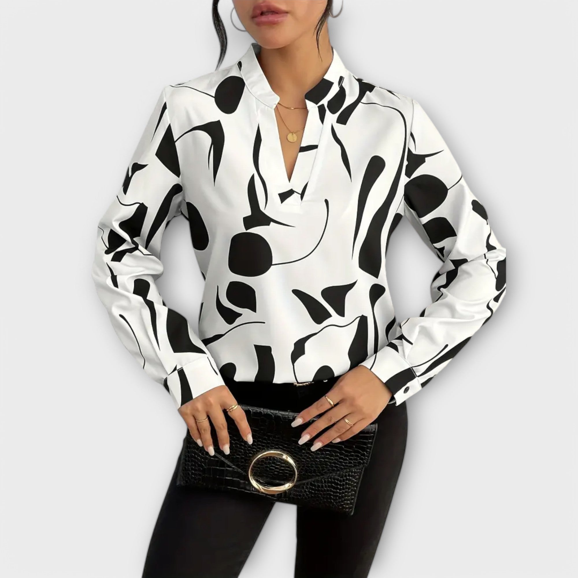 ADDISON – BLUSA DE DISEÑO SOFISTICADO