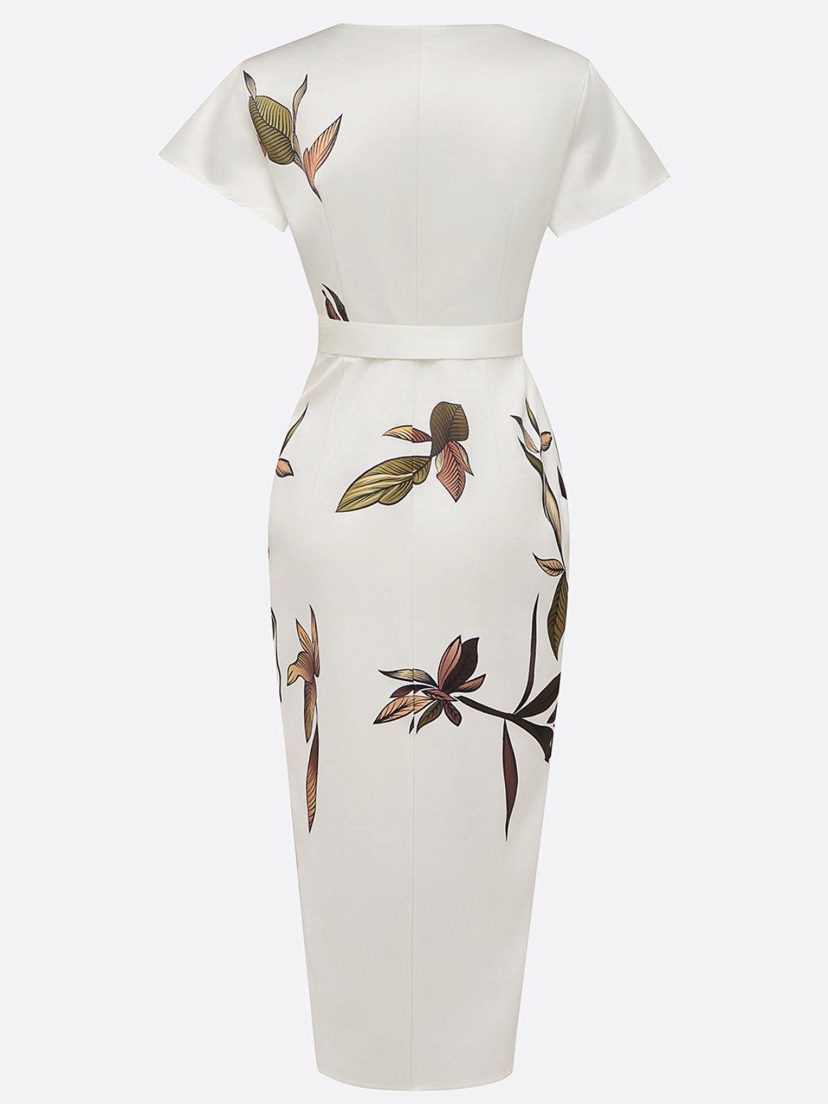 Aislinn | Vestido Midi Floral Envueltos