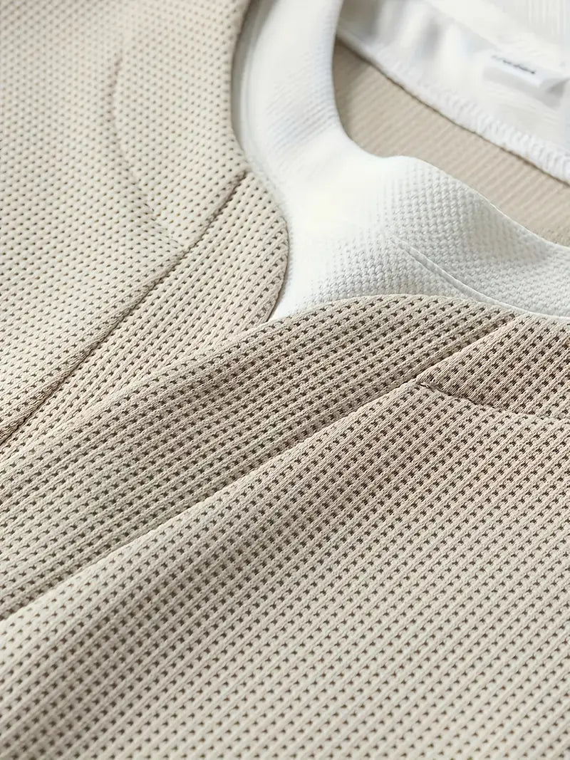 JAMES – SUDADERA CAPA TEXTURADA CON ESCOTE EN V