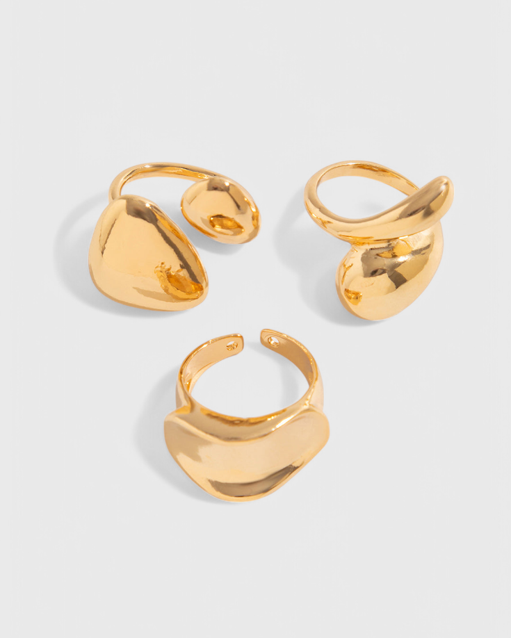 Anillos Irregulares de Metal