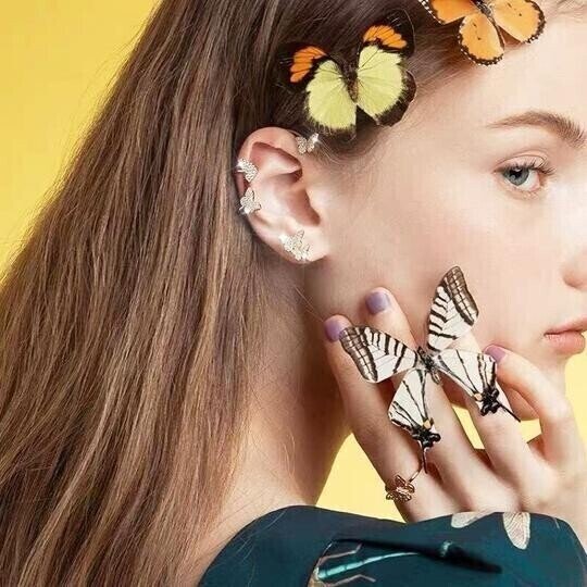 Pendientes de Mariposa, Cisne y Serpiente