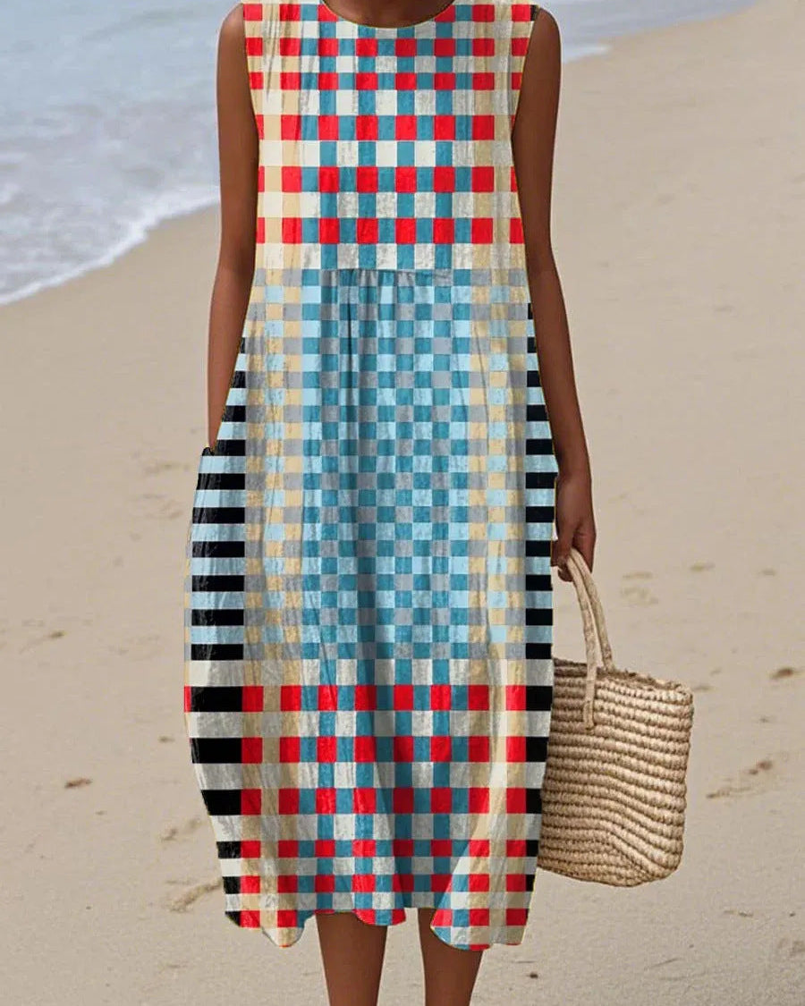 Alma | Vestido Midi Mosaico
