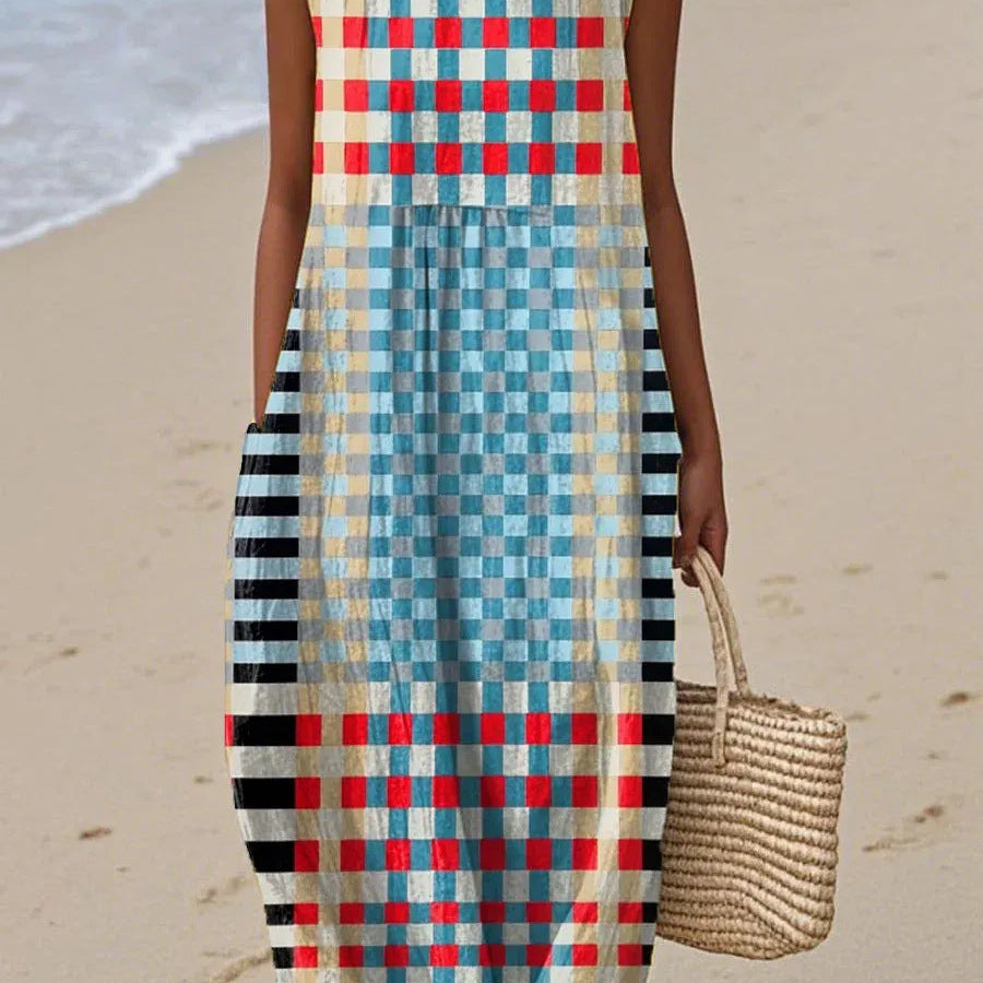 Alma | Vestido Midi Mosaico