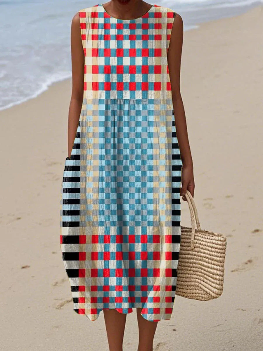 Alma | Vestido Midi Mosaico