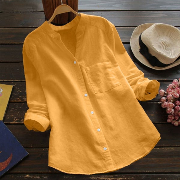 Velora | Blusa para mujer con botones y diseño relajado de estilo casual