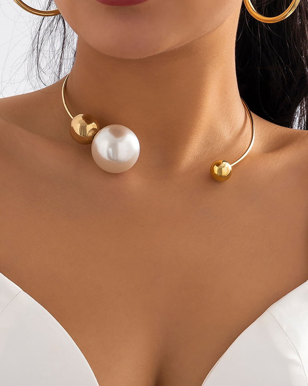 Collares de Perlas de Metal