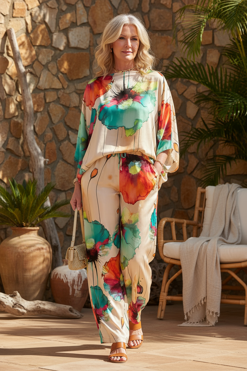 Emmarie - Elegantly Printed Set