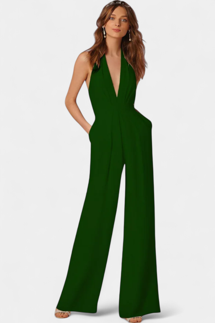 Lila | Mono de Pierna Ancha con Elegancia Ligera