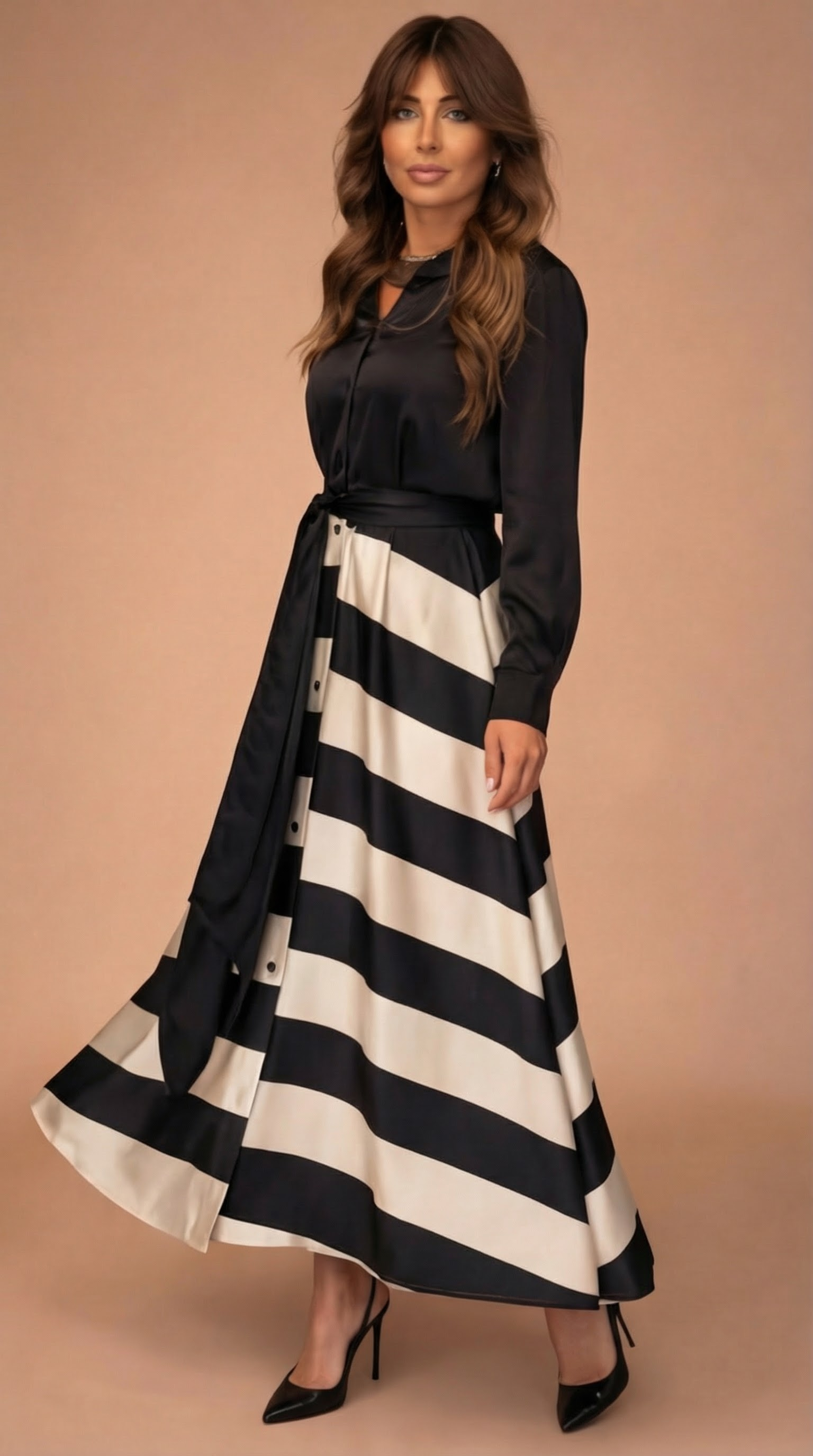 Vestido Rioja - Elegante con lazo