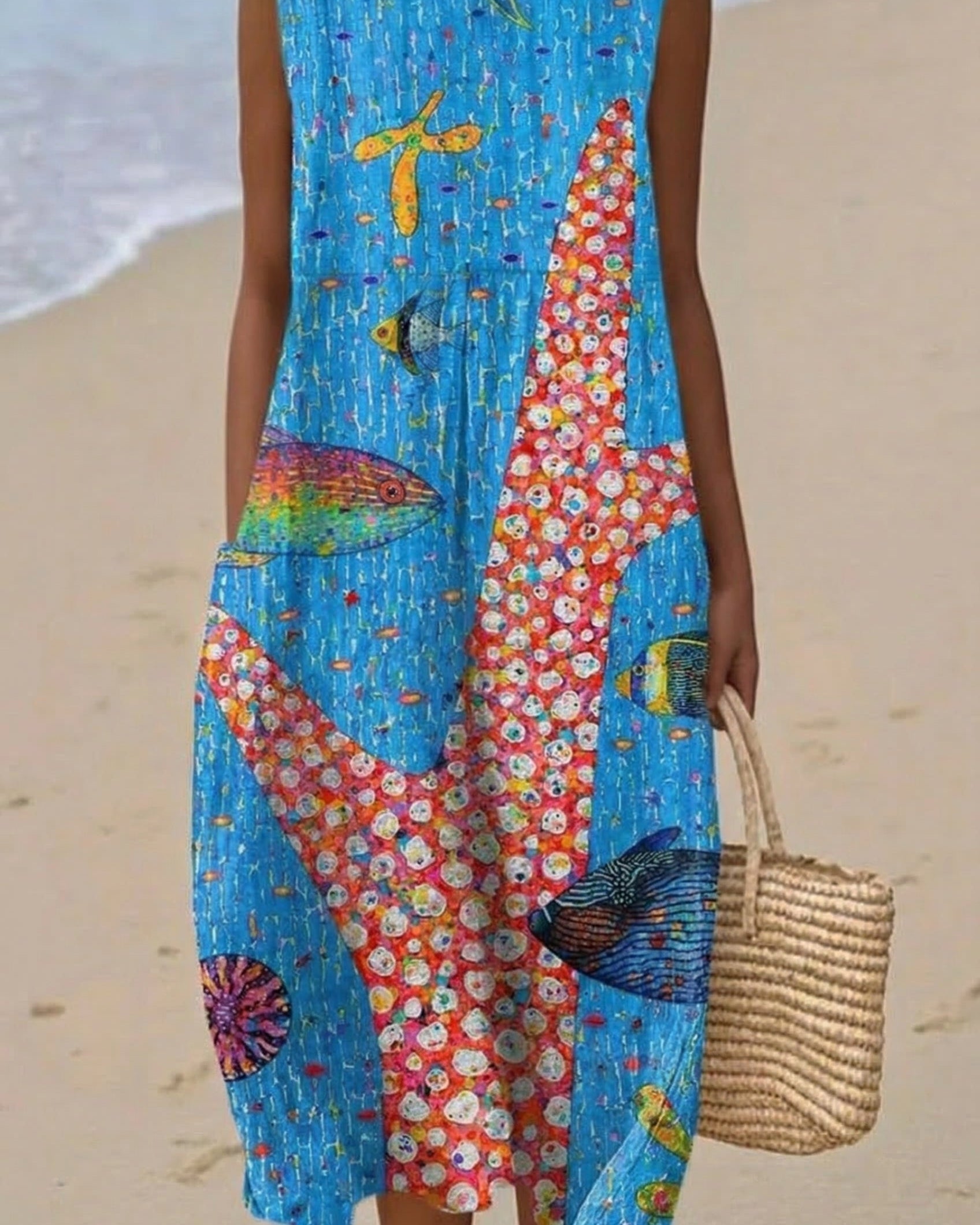 Dory | Vestido Midi Mer Tropical