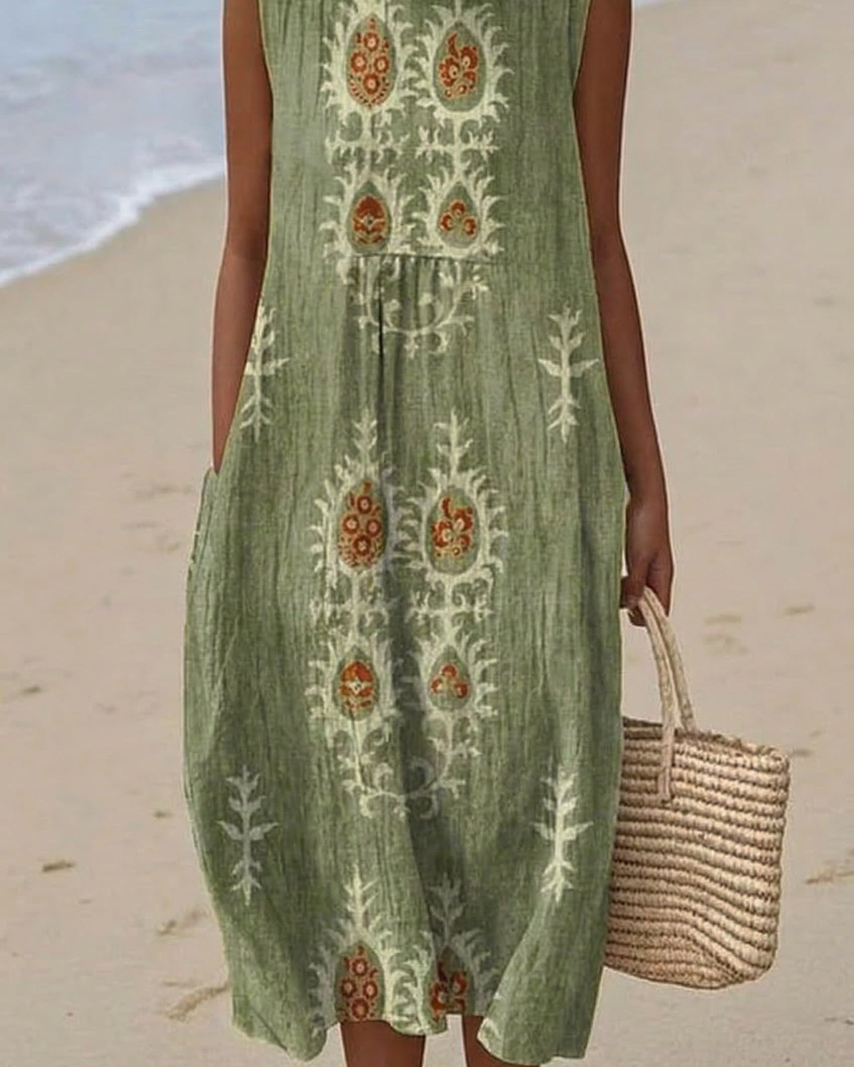 Margaux | Vestido Midi Jardín Persa