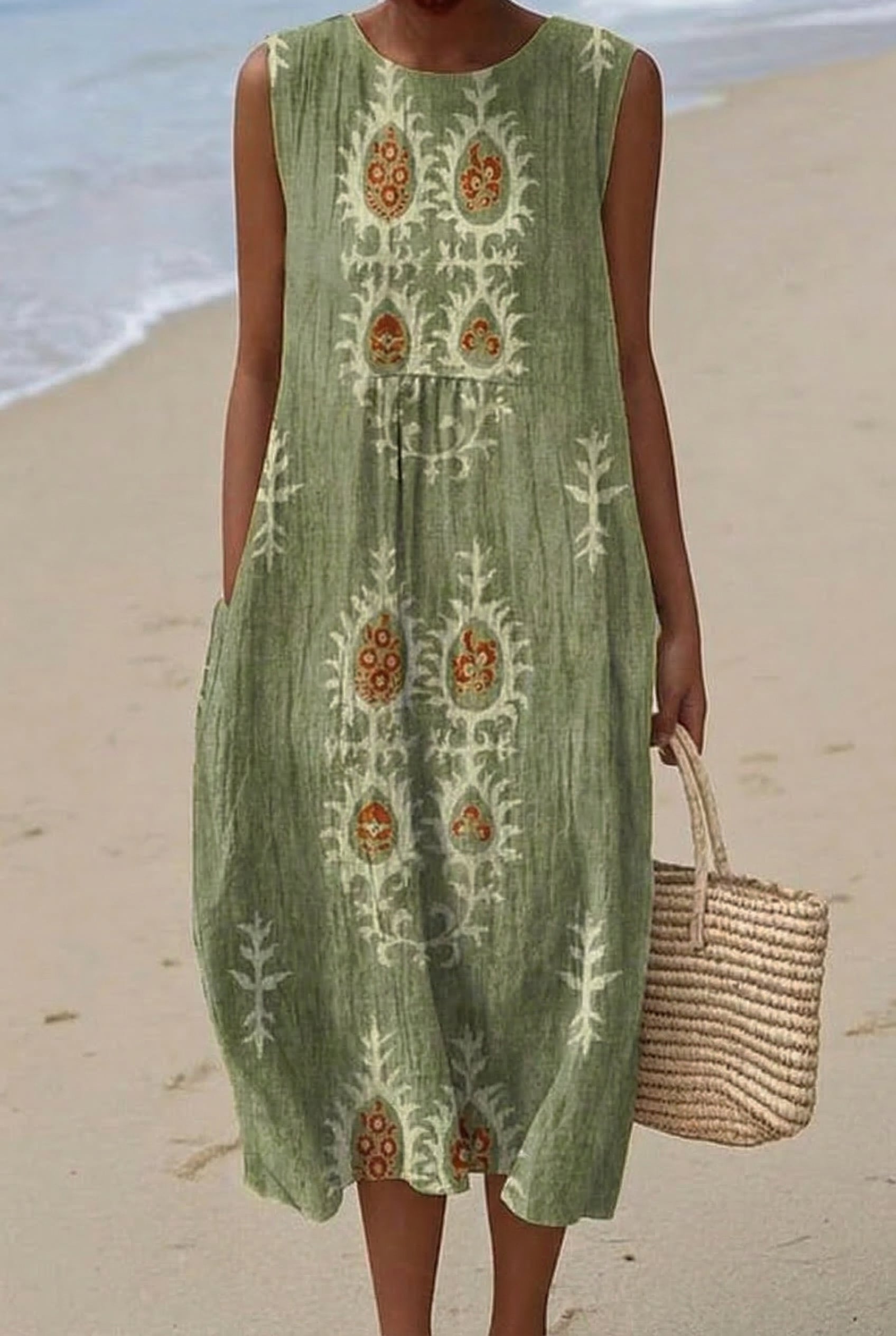 Margaux | Vestido Midi Jardín Persa