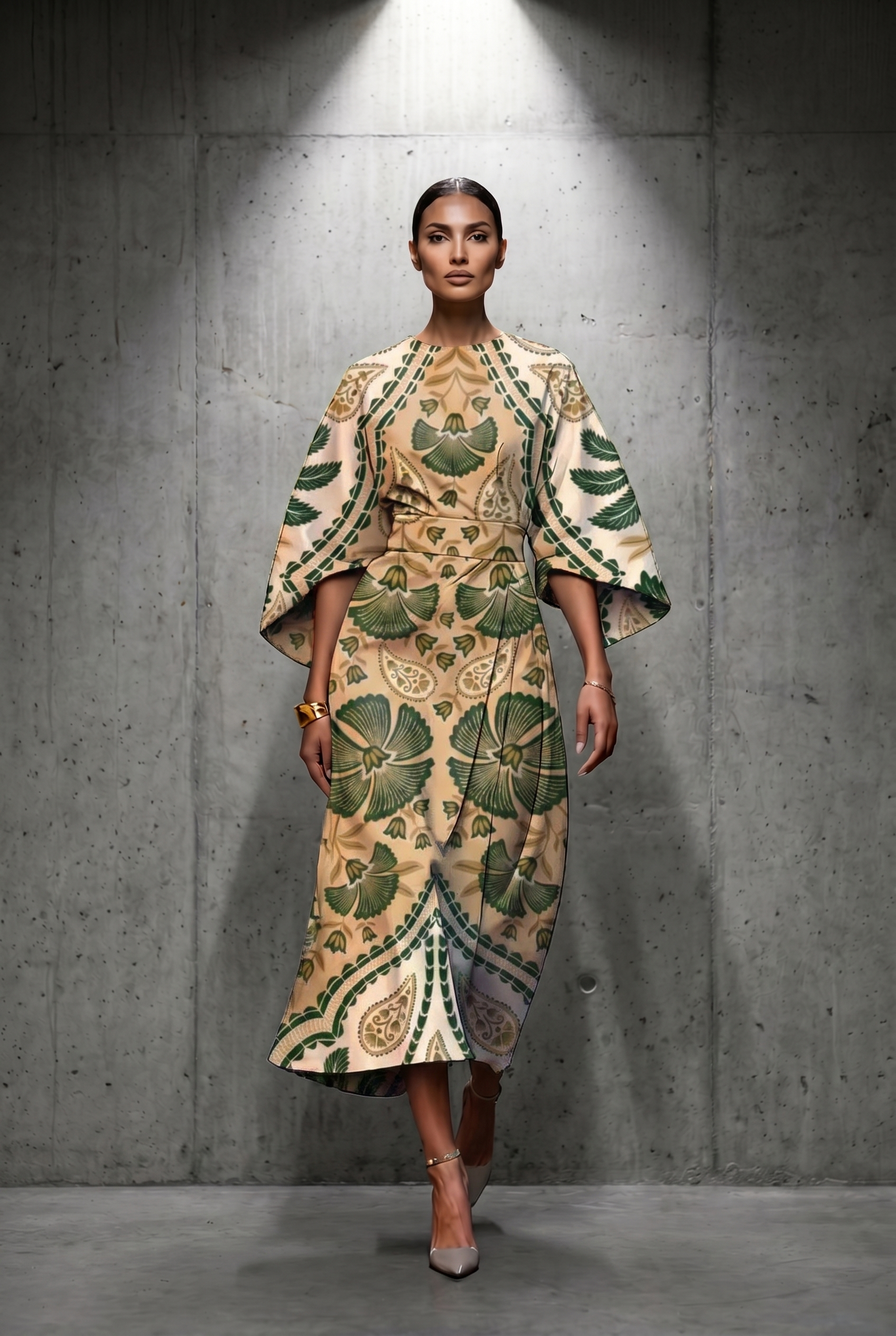 Sira | Elegante Vestido Midi Floral