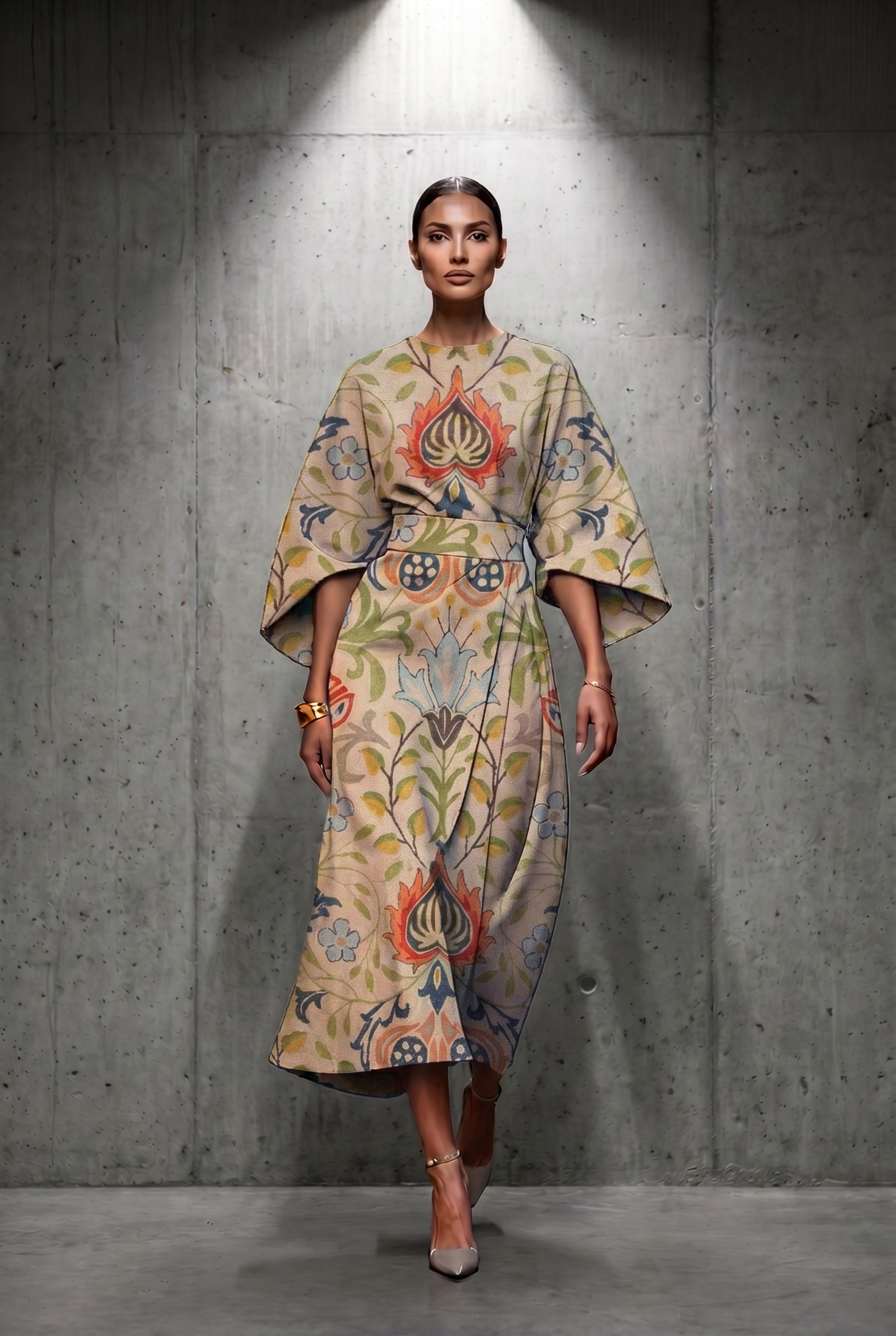 Sira | Elegante Vestido Midi Floral