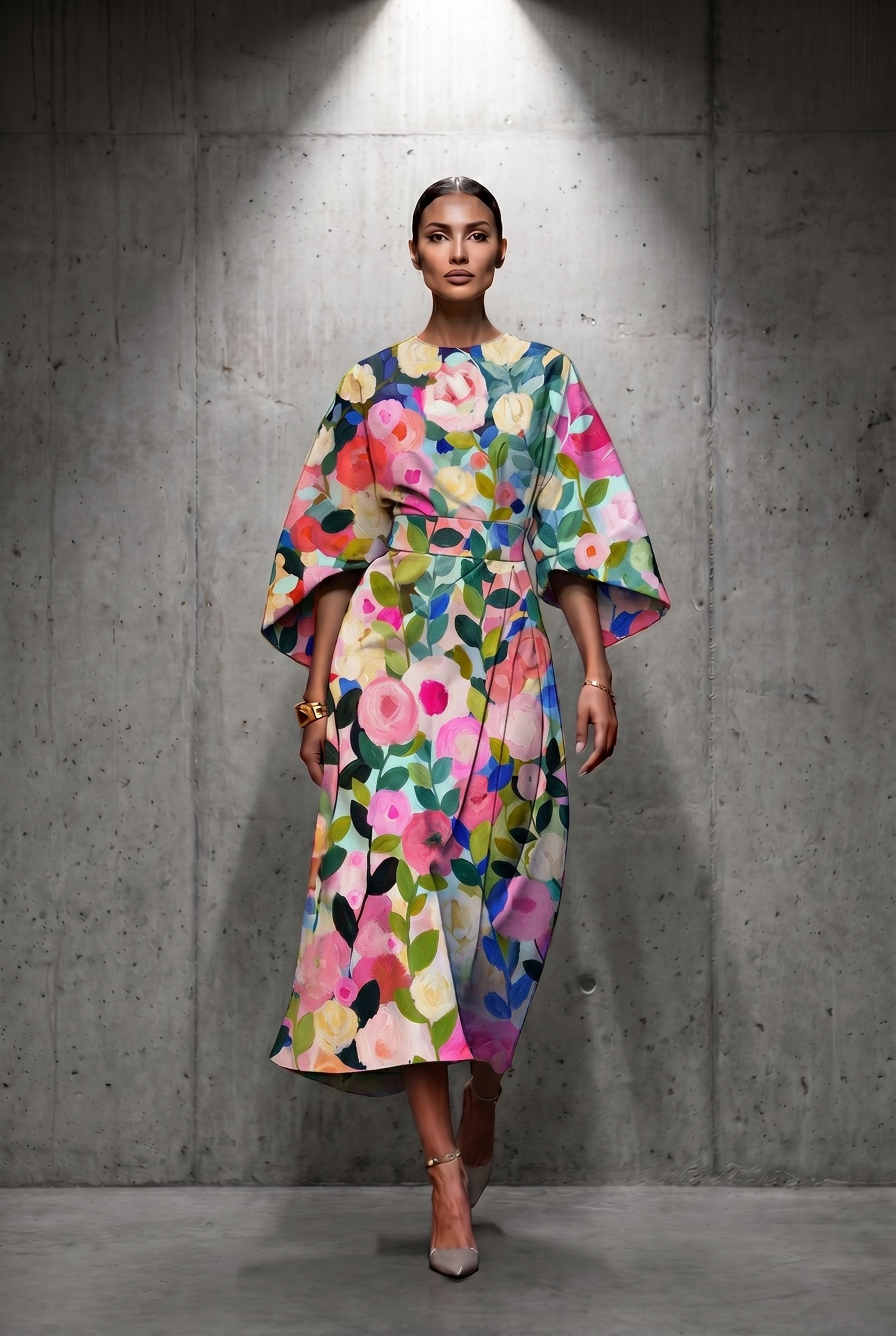 Sira | Elegante Vestido Midi Floral