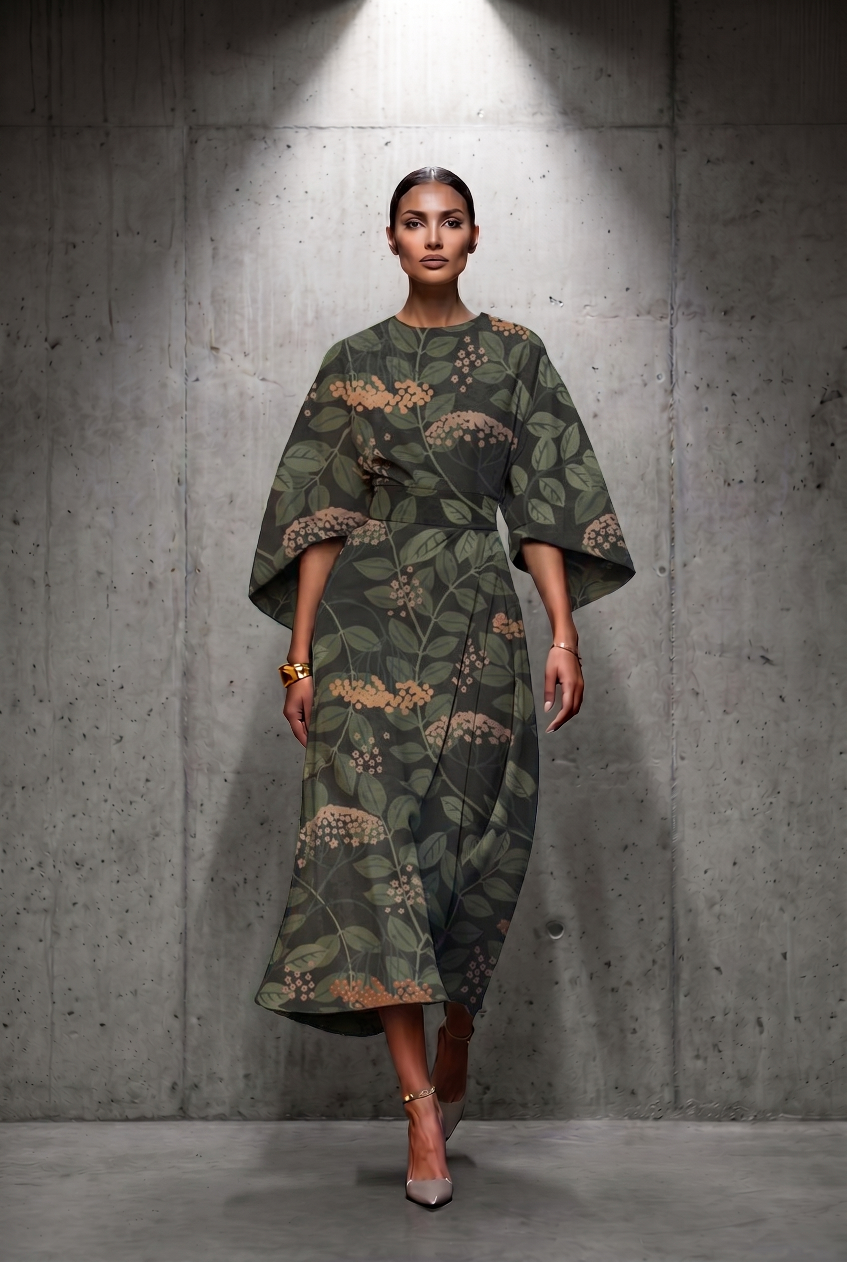 Sira | Elegante Vestido Midi Floral