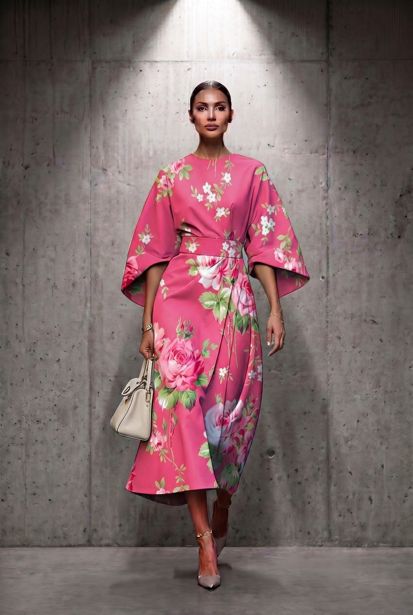 Sira | Elegante Vestido Midi Floral