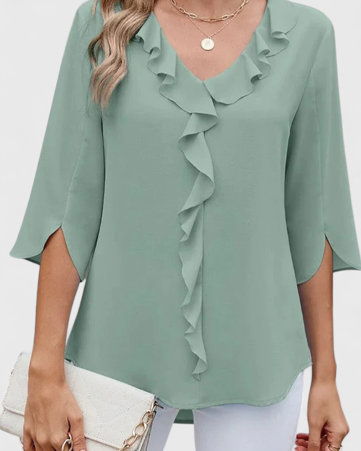 Annemiek | Blusa Casual con Corte Suelto y Estilo Sofisticado