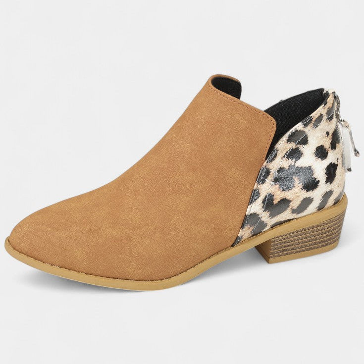 Janicee Botas Ortopédicas con Estampado de Leopardo