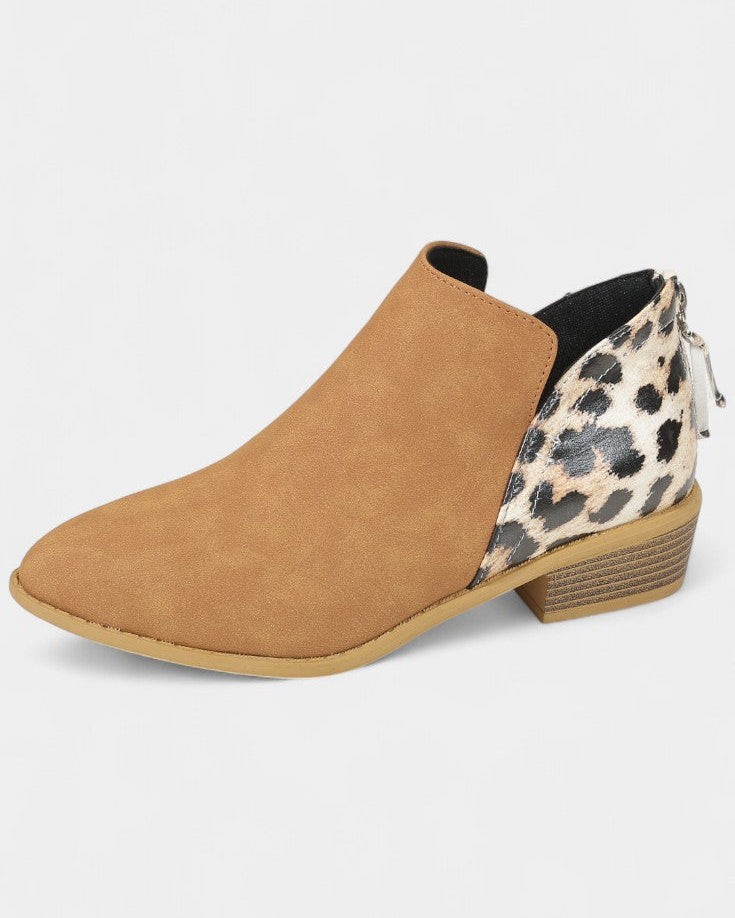 Janicee Botas Ortopédicas con Estampado de Leopardo