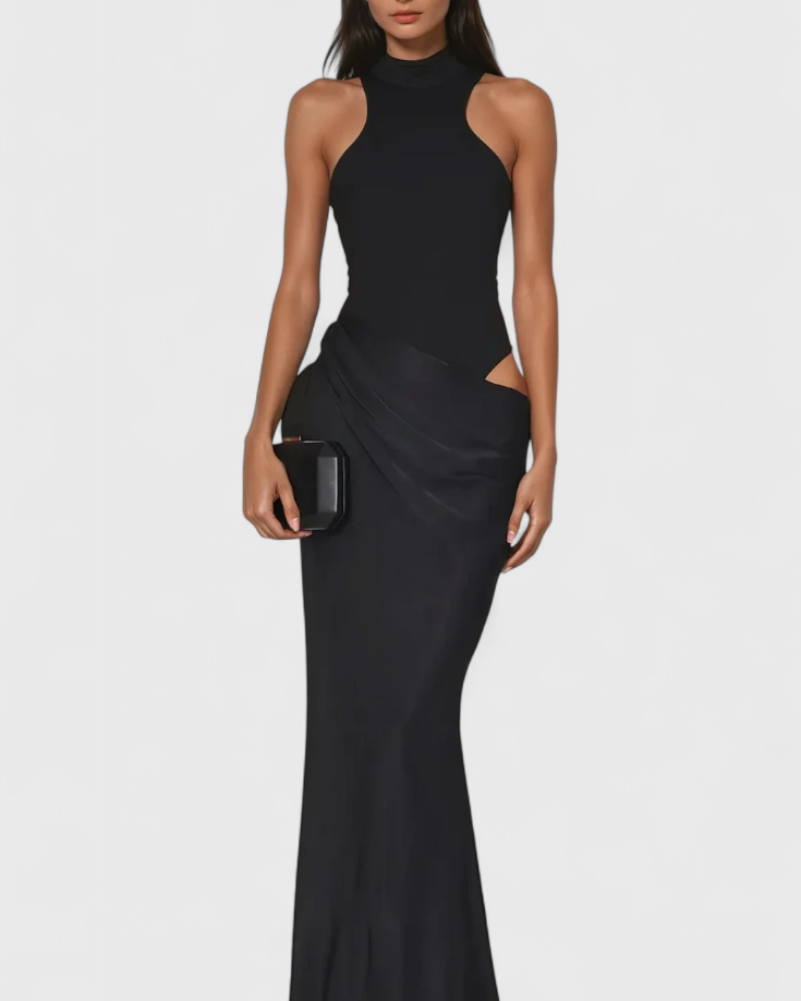 Mafalda Vestido Maxi con Estilo Tank Top y Silueta Esbelta