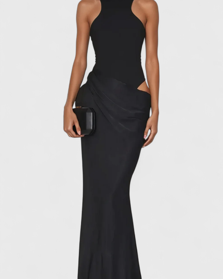 Mafalda Vestido Maxi con Estilo Tank Top y Silueta Esbelta