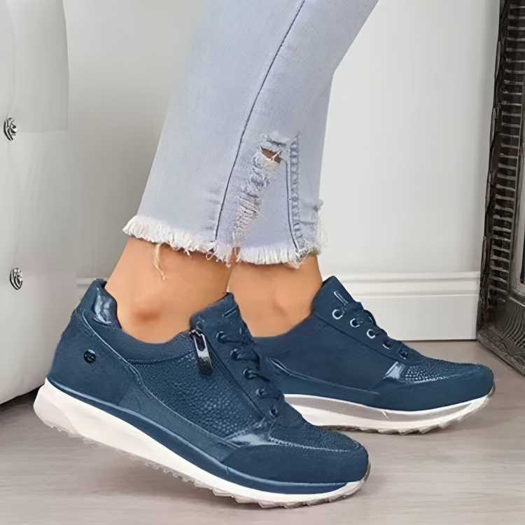 Ginevra - Zapatillas ortopédicas con cremallera