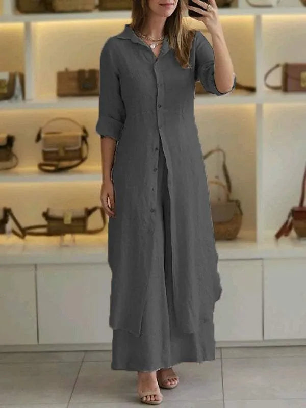 Mathilda™ - Conjunto de Dos Piezas en Lino
