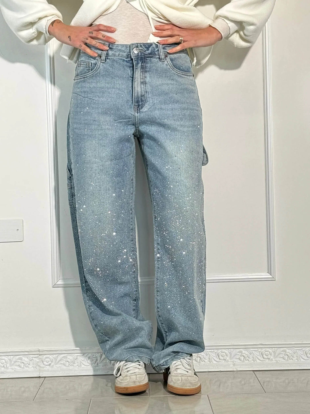Regina | Pantalón vaquero de mujer para primavera ancho