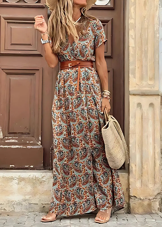LUCILA - VESTIDO MAXI ECCÉNTRICO