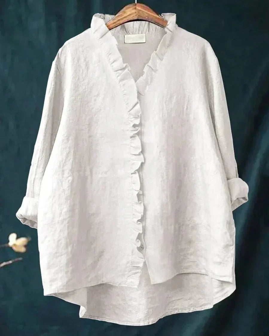 BLUSA DE LINO Y ALGODÓN