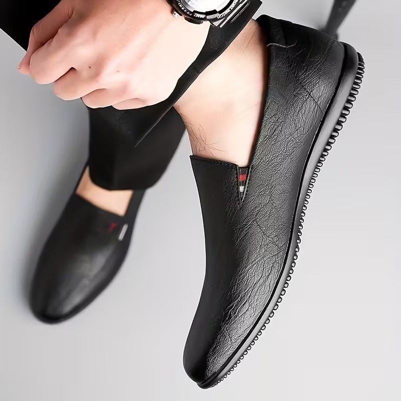 JASON – MOCASINES CLÁSICOS DE PIEL SIN CIERRE
