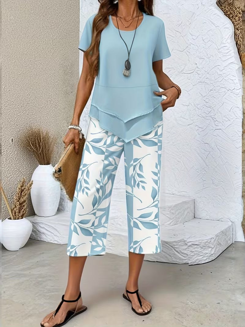 Arvessa™ | Conjunto de Dos Piezas con Diseño Tranquilo