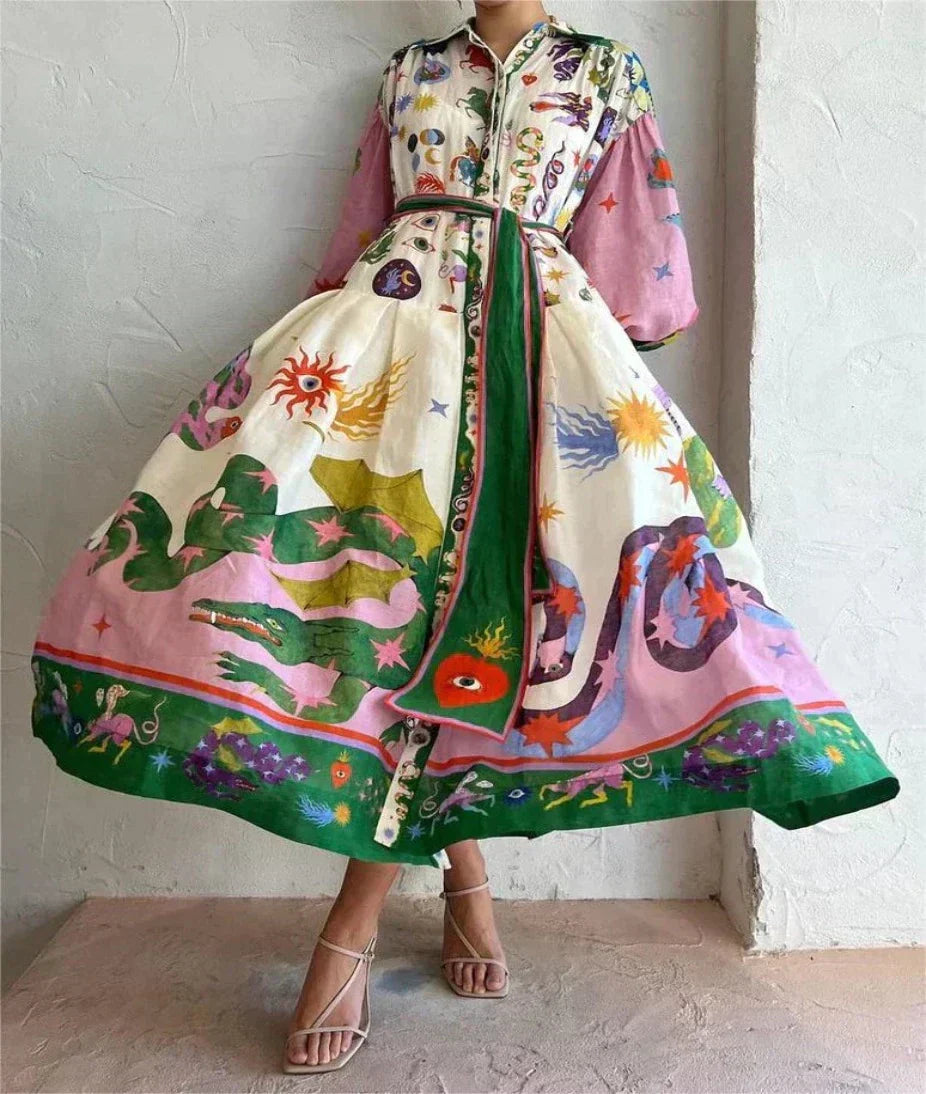 FRÉA - VESTIDO FESTIVO BRILLANTE