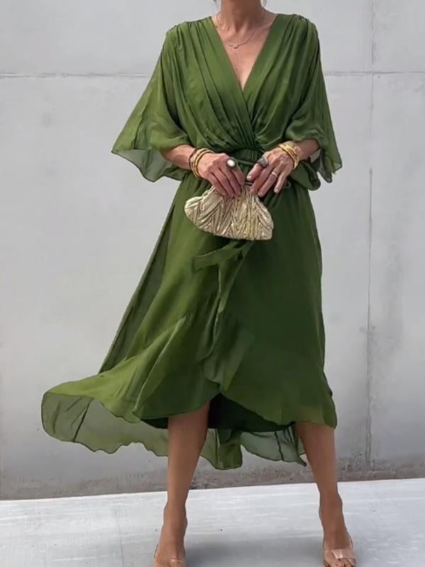 MARJORIE - VESTIDO DE CHIFFON SOFISTICADO